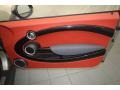 Lounge Redwood Red Leather Door Panel Photo for 2009 Mini Cooper #77880006