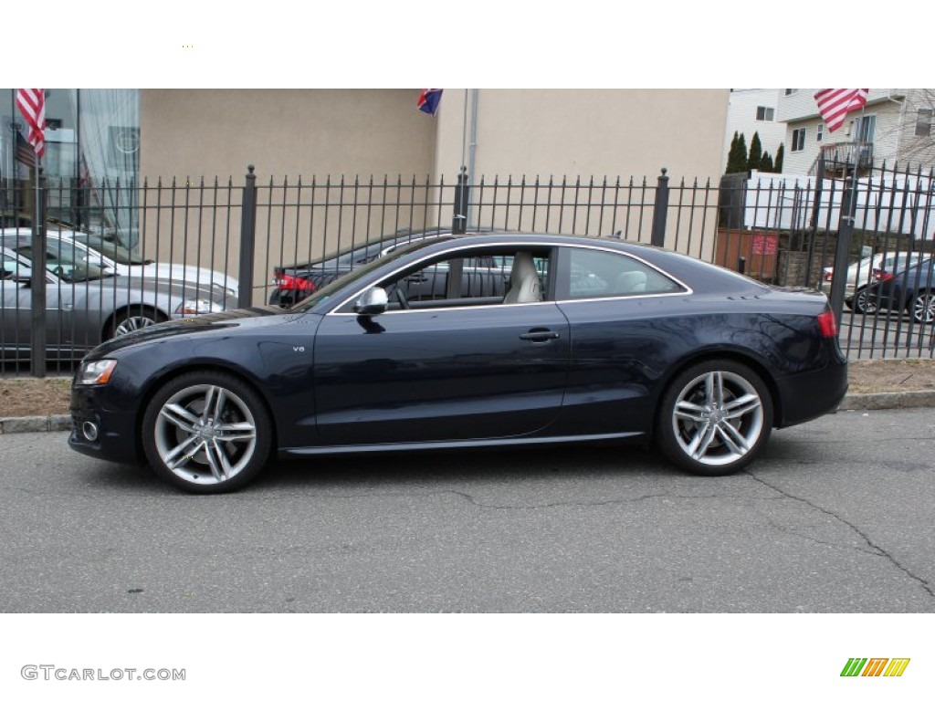 Deep Sea Blue Pearl Effect 2010 Audi S5 4.2 FSI quattro Coupe Exterior Photo #77880486