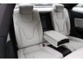 Pearl Silver Silk Nappa Leather Rear Seat Photo for 2010 Audi S5 #77880672