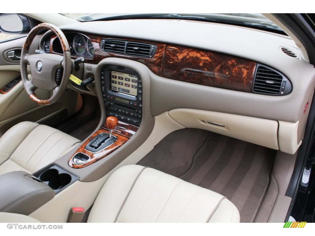 2008 Jaguar S-Type 3.0 Champagne Dashboard Photo #77881122