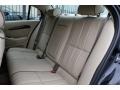 2008 Jaguar S-Type Champagne Interior Rear Seat Photo