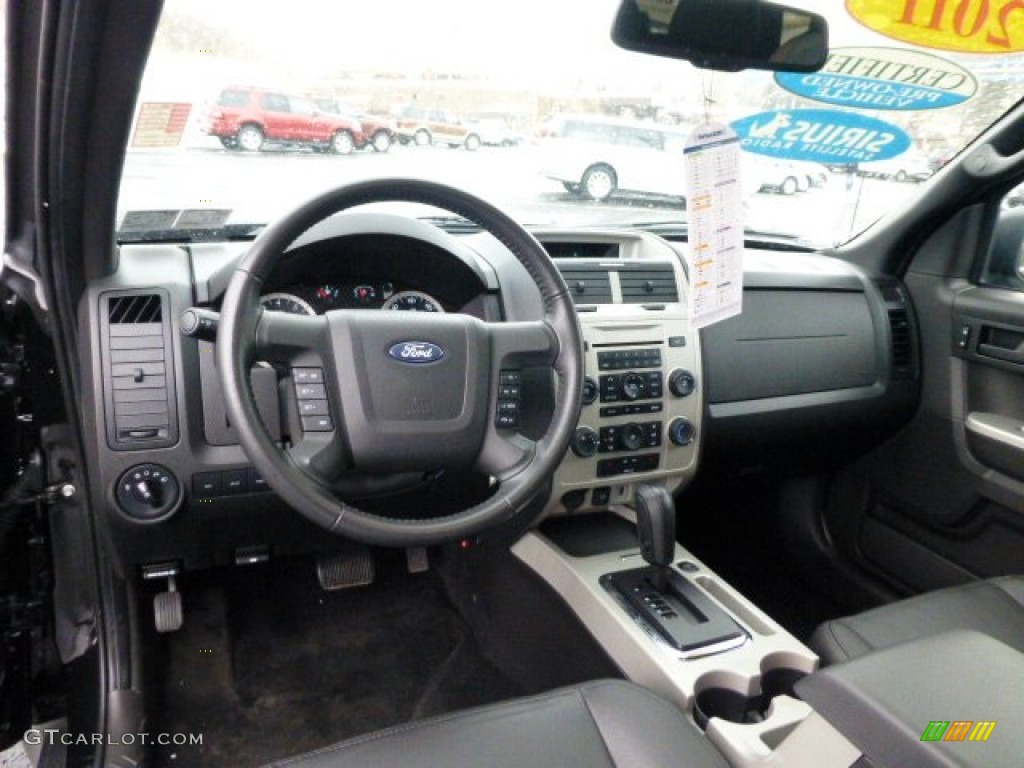Charcoal Black Interior 2011 Ford Escape XLT Photo #77881950