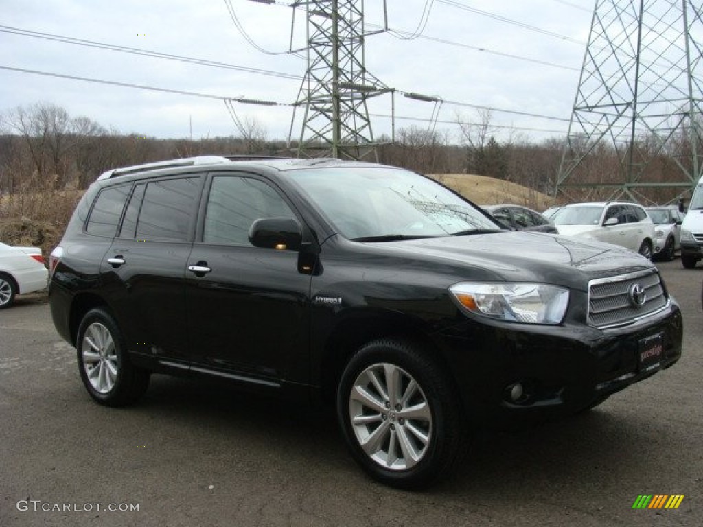 2009 Highlander Hybrid Limited 4WD - Black / Ash photo #1