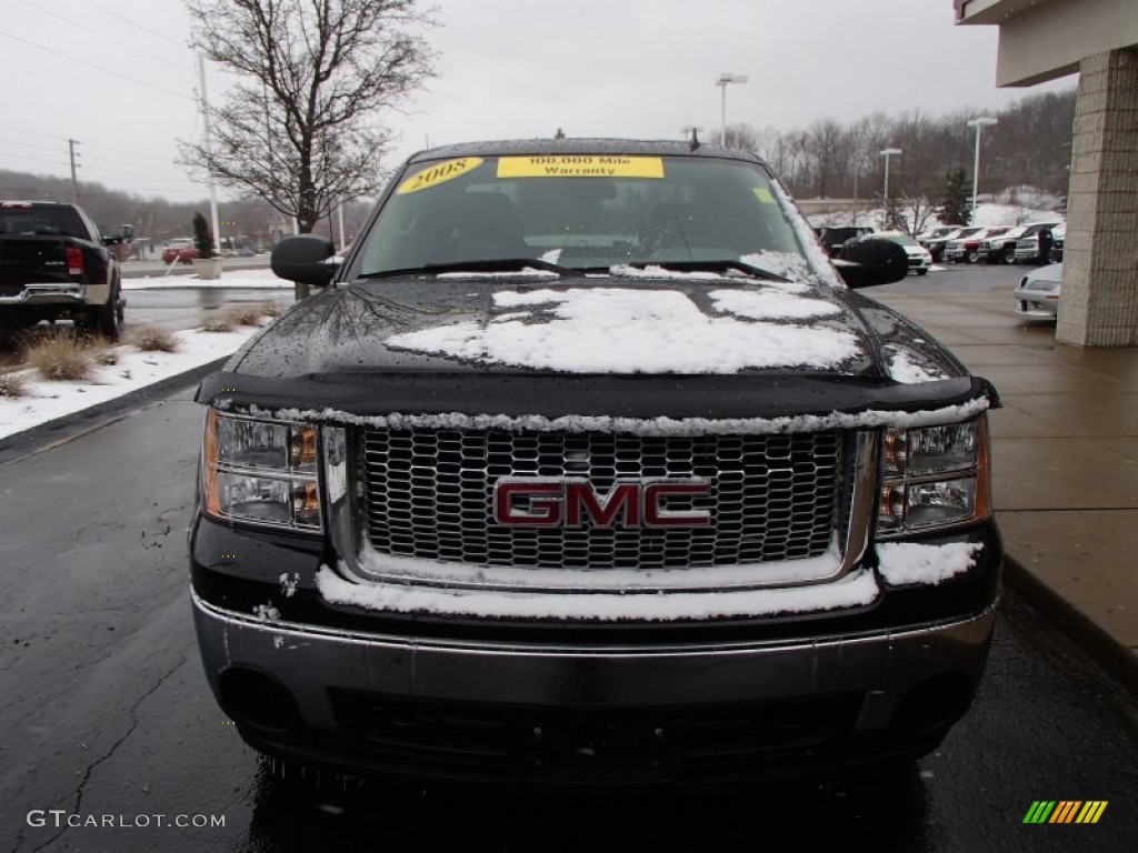 2008 Sierra 1500 Extended Cab 4x4 - Onyx Black / Dark Titanium photo #3