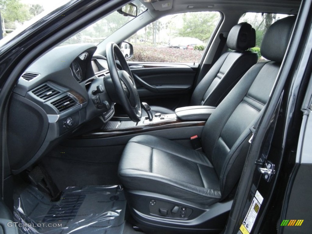 Black Interior 2008 BMW X5 3.0si Photo #77883495