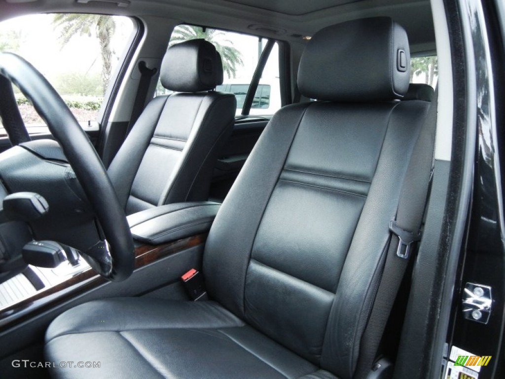 Black Interior 2008 BMW X5 3.0si Photo #77883507