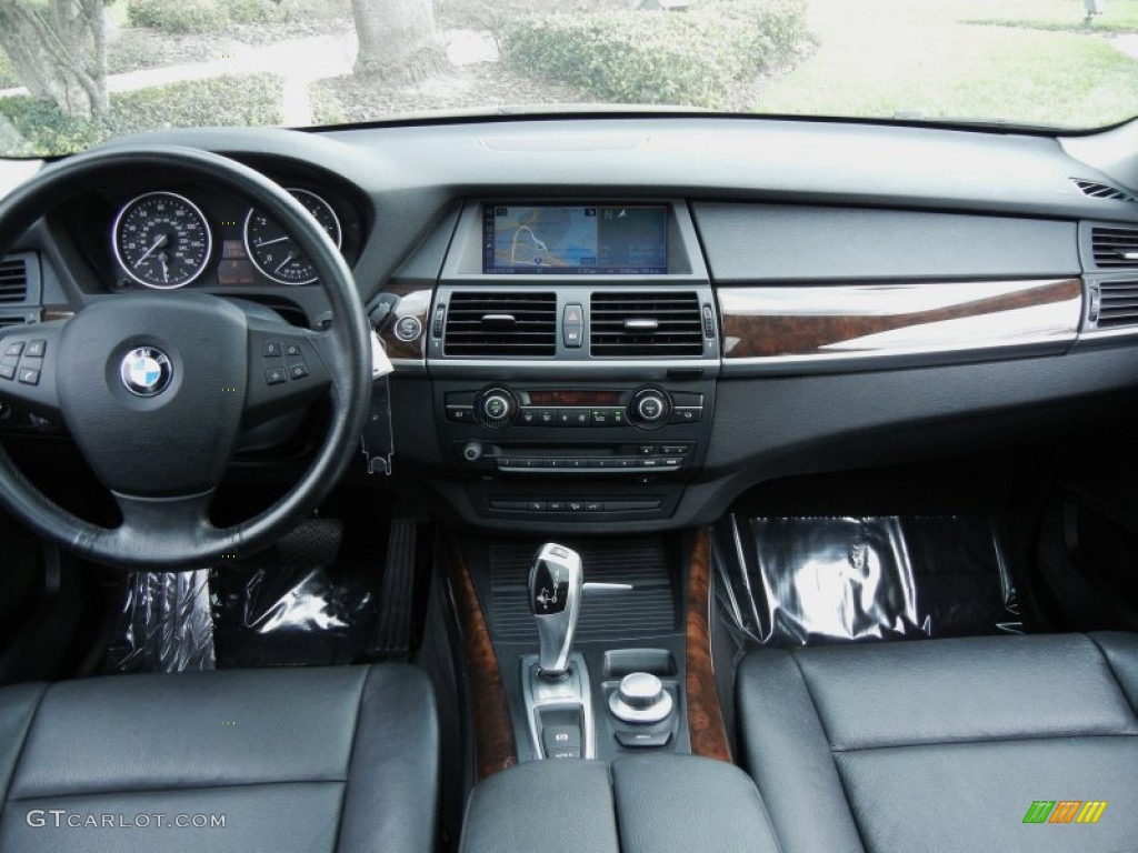 2008 BMW X5 3.0si Black Dashboard Photo #77883613