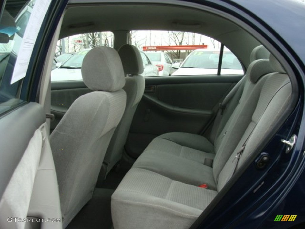 2005 Toyota Corolla CE Rear Seat Photos