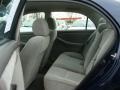 2005 Toyota Corolla Light Gray Interior Rear Seat Photo