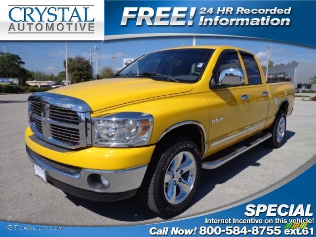 Detonator Yellow Dodge Ram 1500