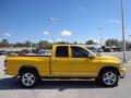 2008 Detonator Yellow Dodge Ram 1500 Big Horn Edition Quad Cab 4x4  photo #10