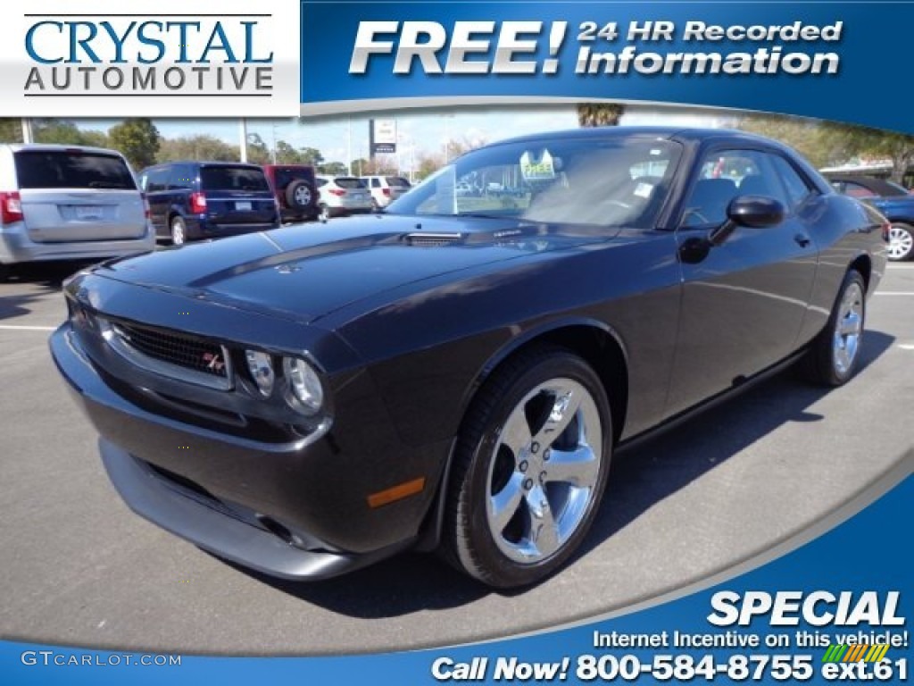 2011 Challenger R/T - Black / Dark Slate Gray photo #1