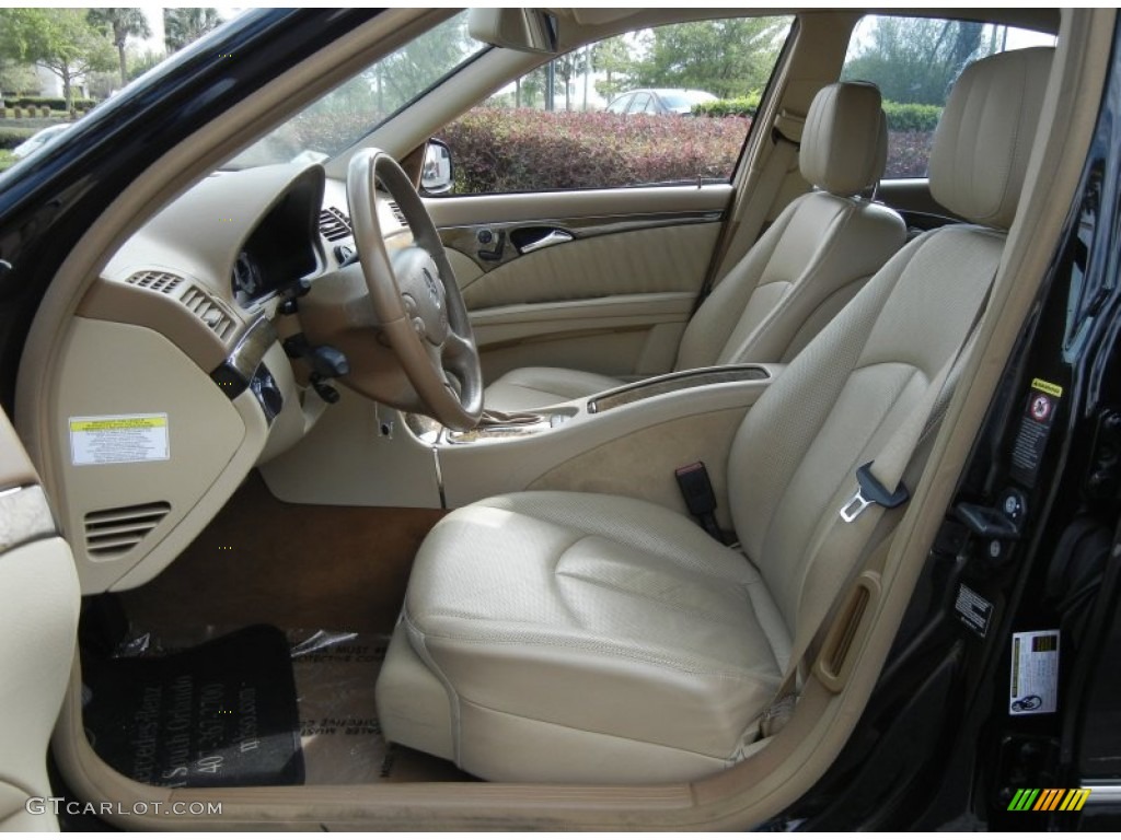 Cashmere Interior 2007 Mercedes-Benz E 550 Sedan Photo #77884439