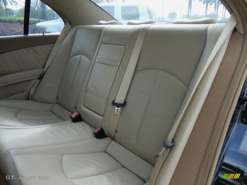 2007 Mercedes-Benz E 550 Sedan Rear Seat Photo #77884502