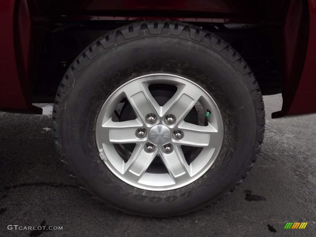 2013 Sierra 1500 SLE Extended Cab 4x4 - Sonoma Red Metallic / Light Titanium/Dark Titanium photo #22