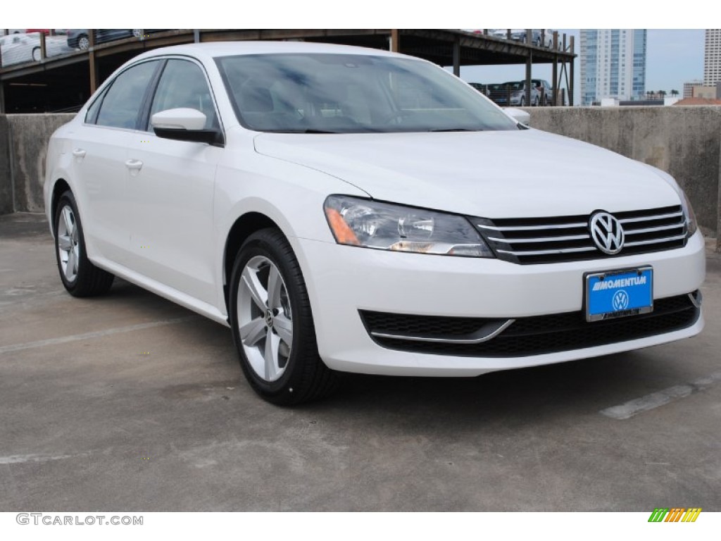 Candy White Volkswagen Passat