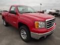 2013 Fire Red GMC Sierra 1500 Regular Cab 4x4  photo #3