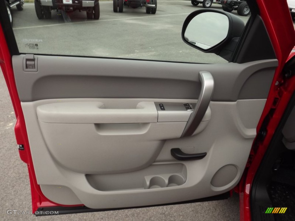 2013 GMC Sierra 1500 Regular Cab 4x4 Dark Titanium Door Panel Photo #77885406