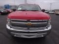 2013 Victory Red Chevrolet Silverado 1500 LS Extended Cab  photo #2