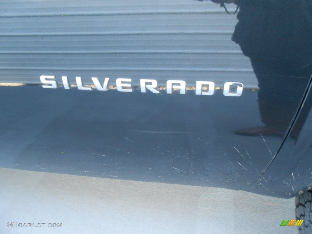 2010 Silverado 1500 LS Regular Cab 4x4 - Black Granite Metallic / Dark Titanium photo #15