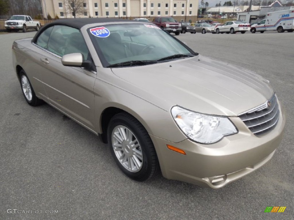 2008 Sebring Touring Convertible - Light Sandstone Metallic / Dark Khaki/Light Graystone photo #1