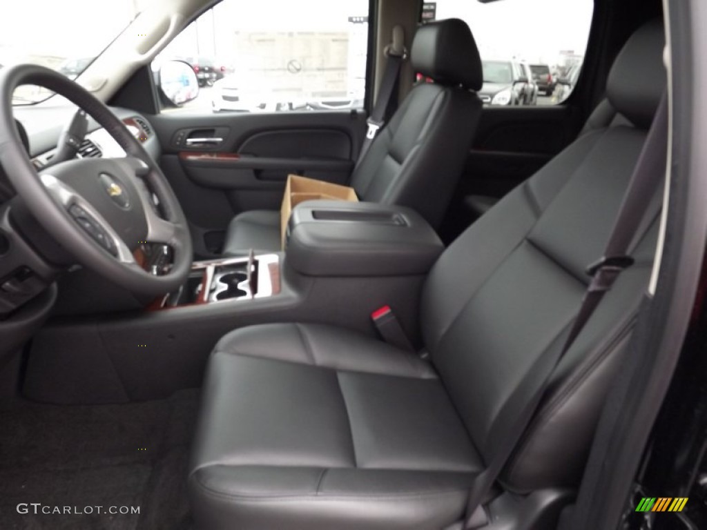 2013 Chevrolet Avalanche LTZ 4x4 Black Diamond Edition Front Seat Photo #77887001