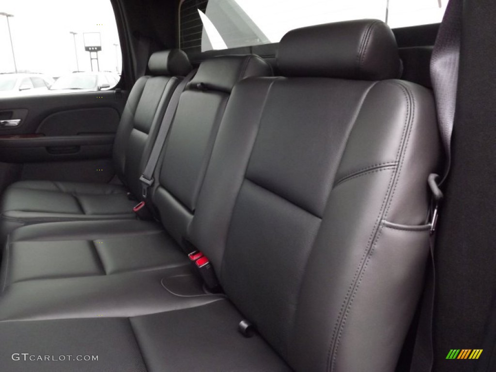 Ebony Interior 2013 Chevrolet Avalanche LTZ 4x4 Black Diamond Edition Photo #77887131