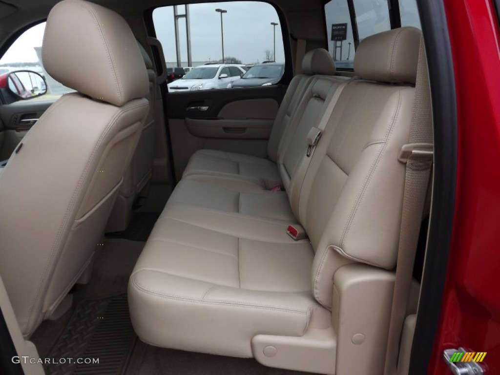 2013 Chevrolet Silverado 1500 LTZ Crew Cab 4x4 Rear Seat Photo #77887506