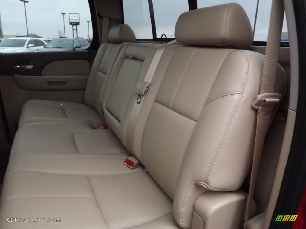 Light Cashmere/Dark Cashmere Interior 2013 Chevrolet Silverado 1500 LTZ Crew Cab 4x4 Photo #77887515