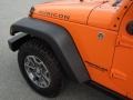 2013 Crush Orange Jeep Wrangler Unlimited Rubicon 4x4  photo #7