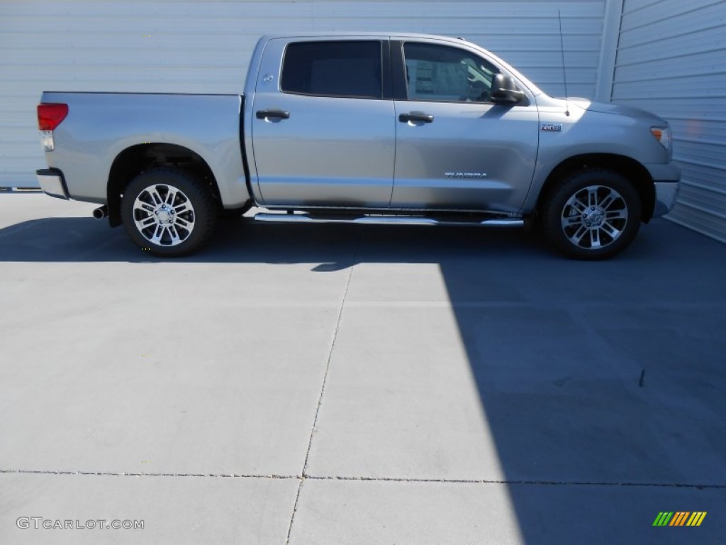 2013 Tundra Texas Edition CrewMax - Silver Sky Metallic / Black photo #3