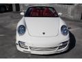 2009 Cream White Porsche 911 Turbo Cabriolet  photo #2