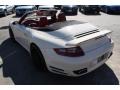 2009 Cream White Porsche 911 Turbo Cabriolet  photo #6