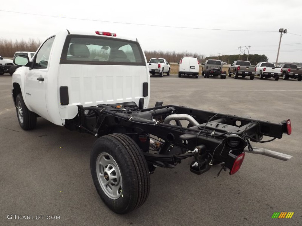 Summit White 2013 Chevrolet Silverado 2500HD Work Truck Regular Cab Chassis Exterior Photo #77888013