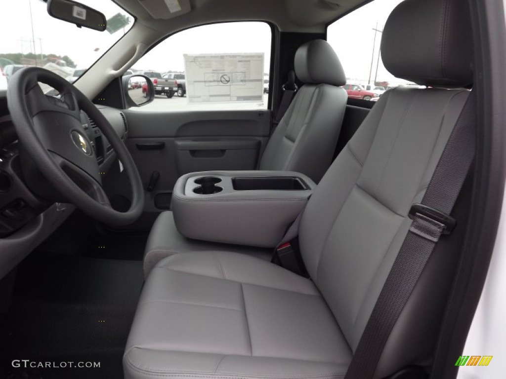 2013 Silverado 2500HD Work Truck Regular Cab Chassis - Summit White / Dark Titanium photo #10