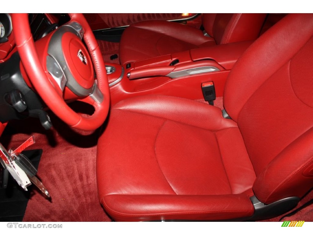 Carrera Red Interior 2009 Porsche 911 Turbo Cabriolet Photo #77888082