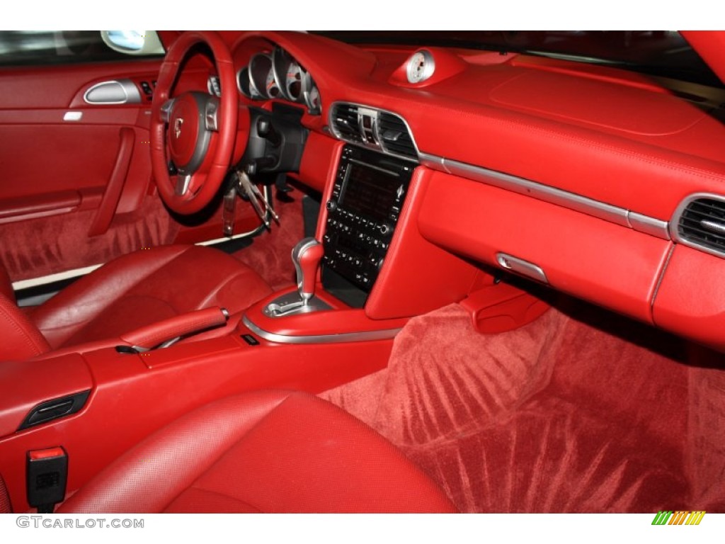 Carrera Red Interior 2009 Porsche 911 Turbo Cabriolet Photo #77888283