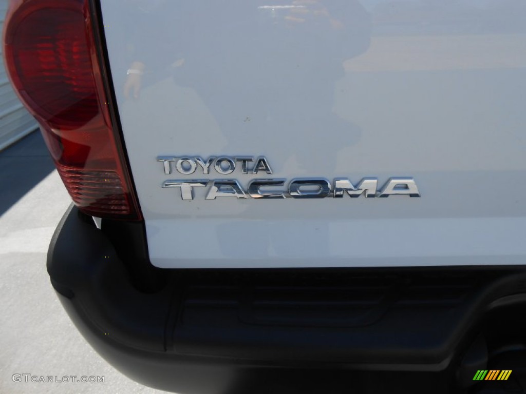 2013 Tacoma V6 Prerunner Double Cab - Super White / Graphite photo #6