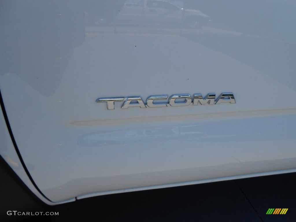 2013 Tacoma V6 Prerunner Double Cab - Super White / Graphite photo #15