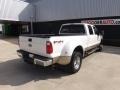 2011 White Platinum Tri-Coat Metallic Ford F350 Super Duty Lariat Crew Cab 4x4 Dually  photo #7