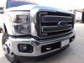 2011 White Platinum Tri-Coat Metallic Ford F350 Super Duty Lariat Crew Cab 4x4 Dually  photo #14