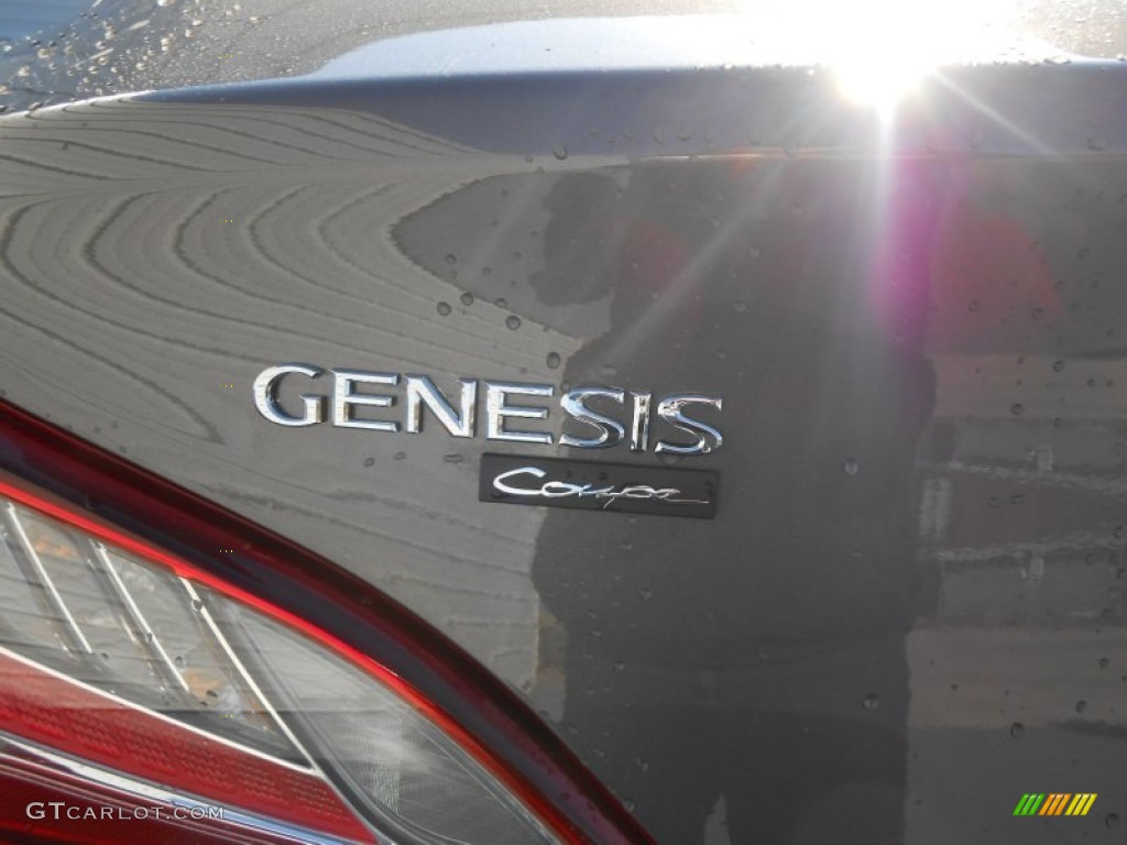 2013 Genesis Coupe 2.0T Premium - Gran Premio Gray / Gray Leather/Gray Cloth photo #6