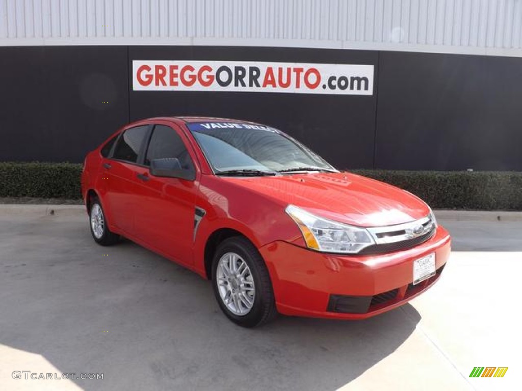 Vermillion Red Ford Focus