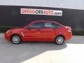 2008 Vermillion Red Ford Focus SE Sedan  photo #4