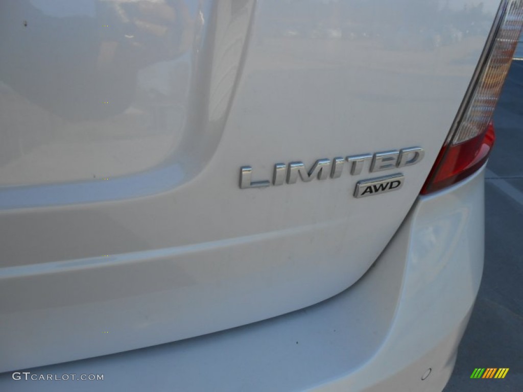 2013 Edge Limited AWD - White Platinum Tri-Coat / Medium Light Stone photo #7