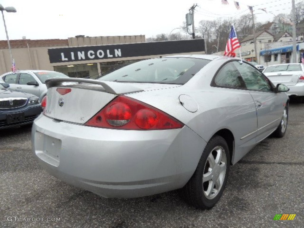 2000 Cougar V6 - Silver Frost Metallic / Graystone photo #7