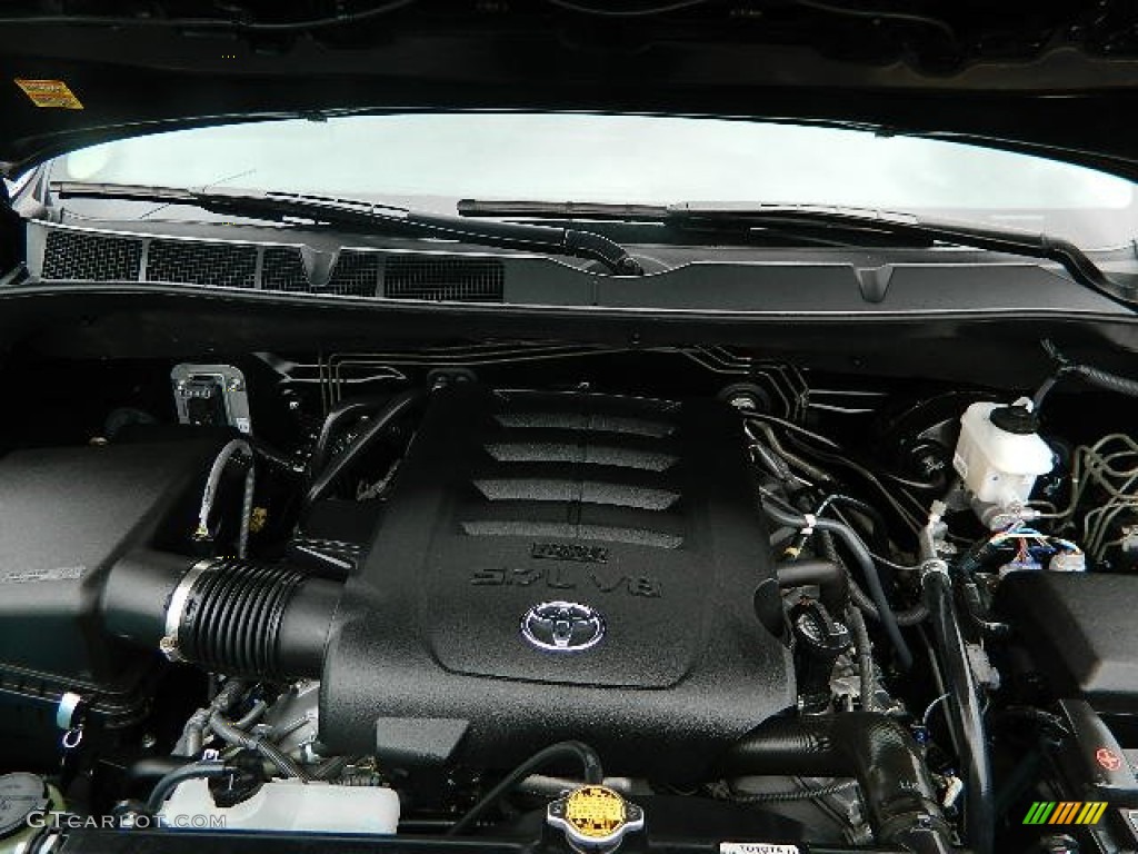 2011 Tundra CrewMax 4x4 - Black / Sand Beige photo #10
