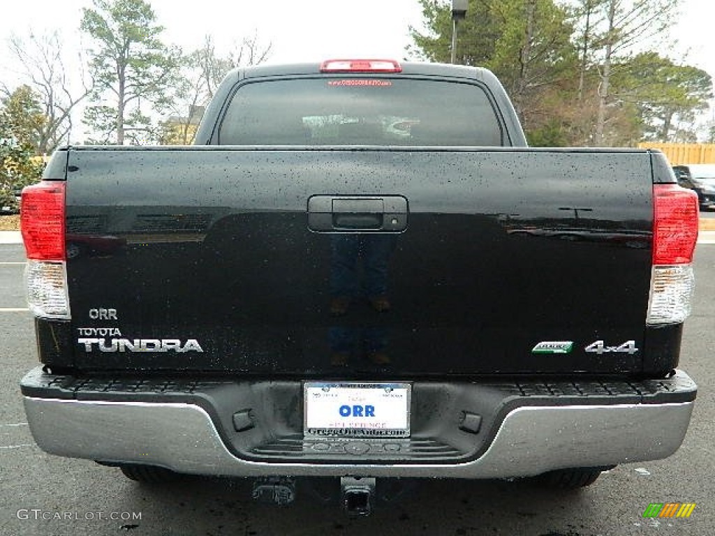 2011 Tundra CrewMax 4x4 - Black / Sand Beige photo #12