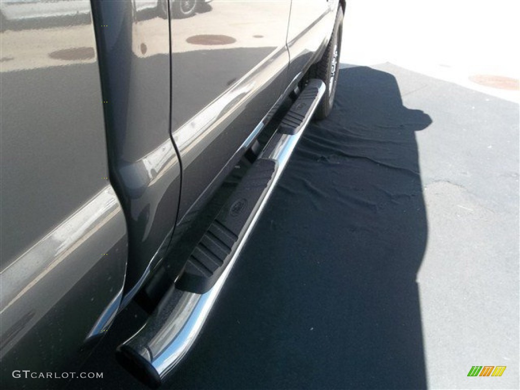 2013 F350 Super Duty Lariat Crew Cab 4x4 - Sterling Gray Metallic / Black photo #10