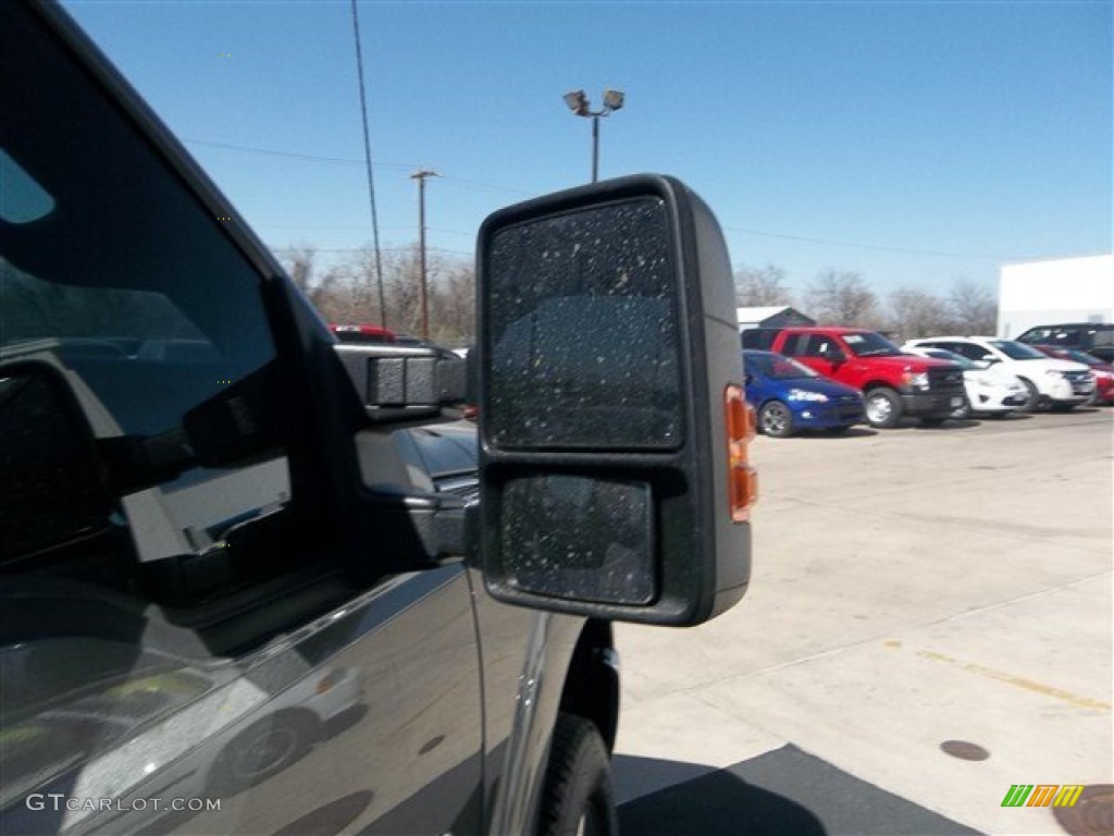 2013 F350 Super Duty Lariat Crew Cab 4x4 - Sterling Gray Metallic / Black photo #11